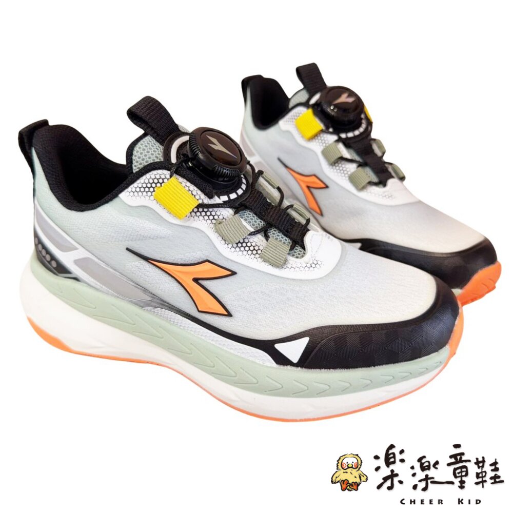 Diadora中童旋轉扣輕量慢跑鞋-圖片-3
