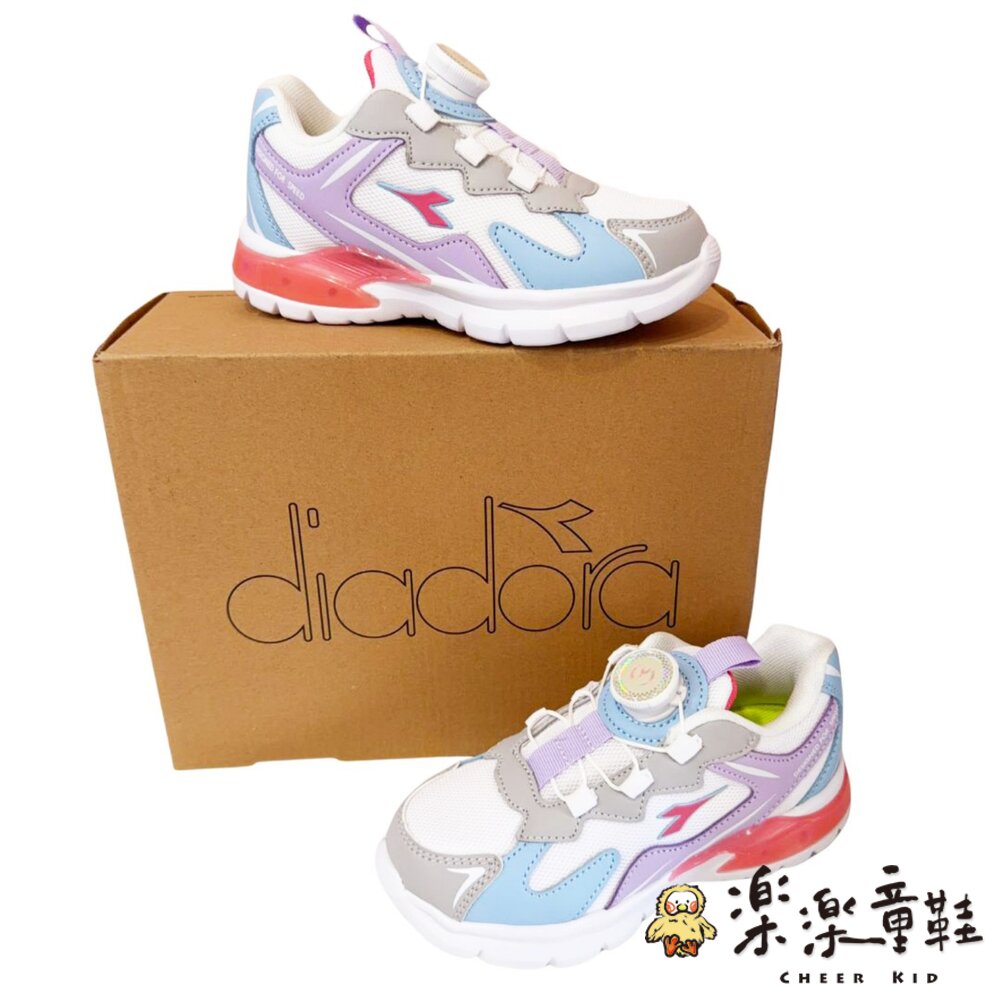 Diadora中童旋轉扣輕量電燈鞋-圖片-7