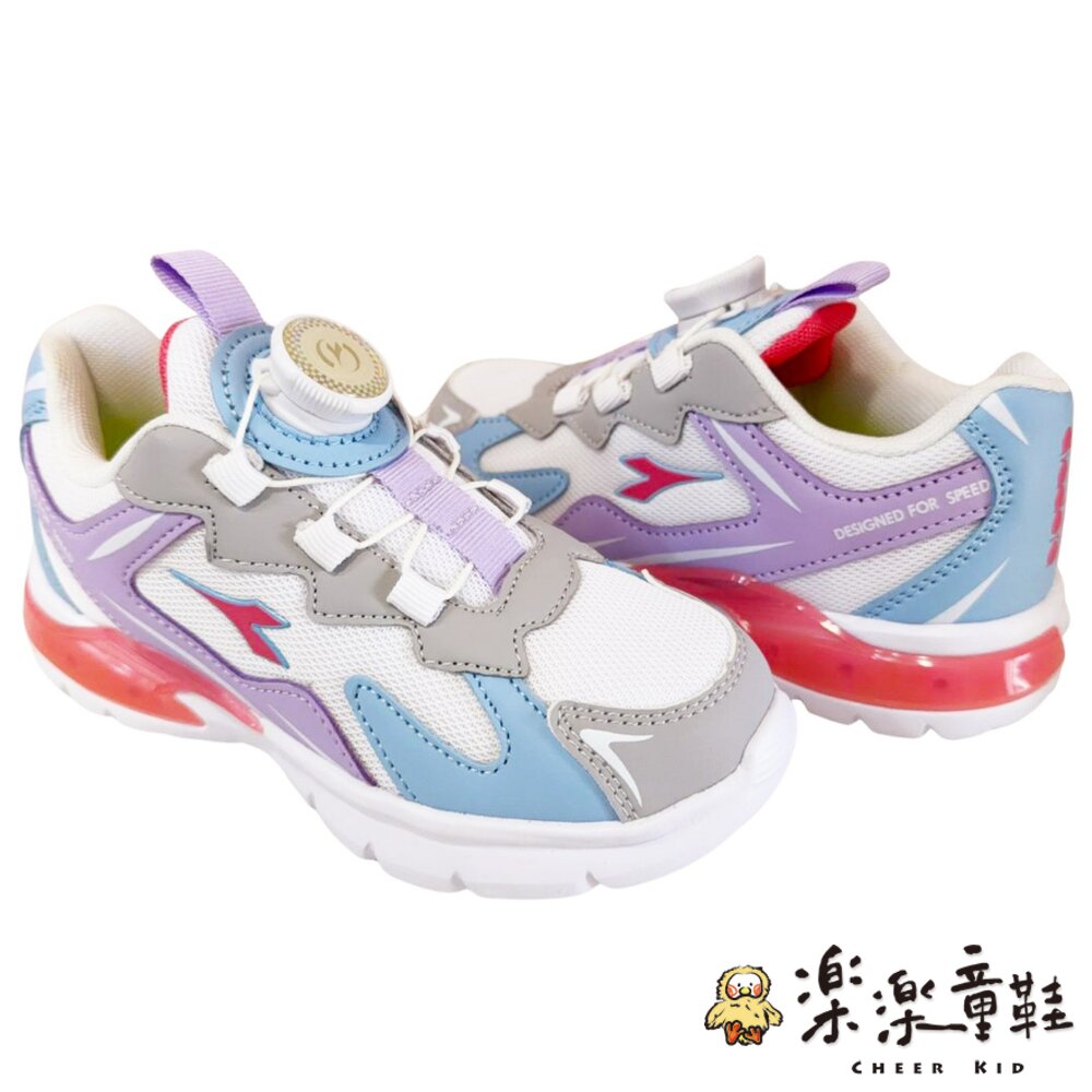 Diadora中童旋轉扣輕量電燈鞋-圖片-8