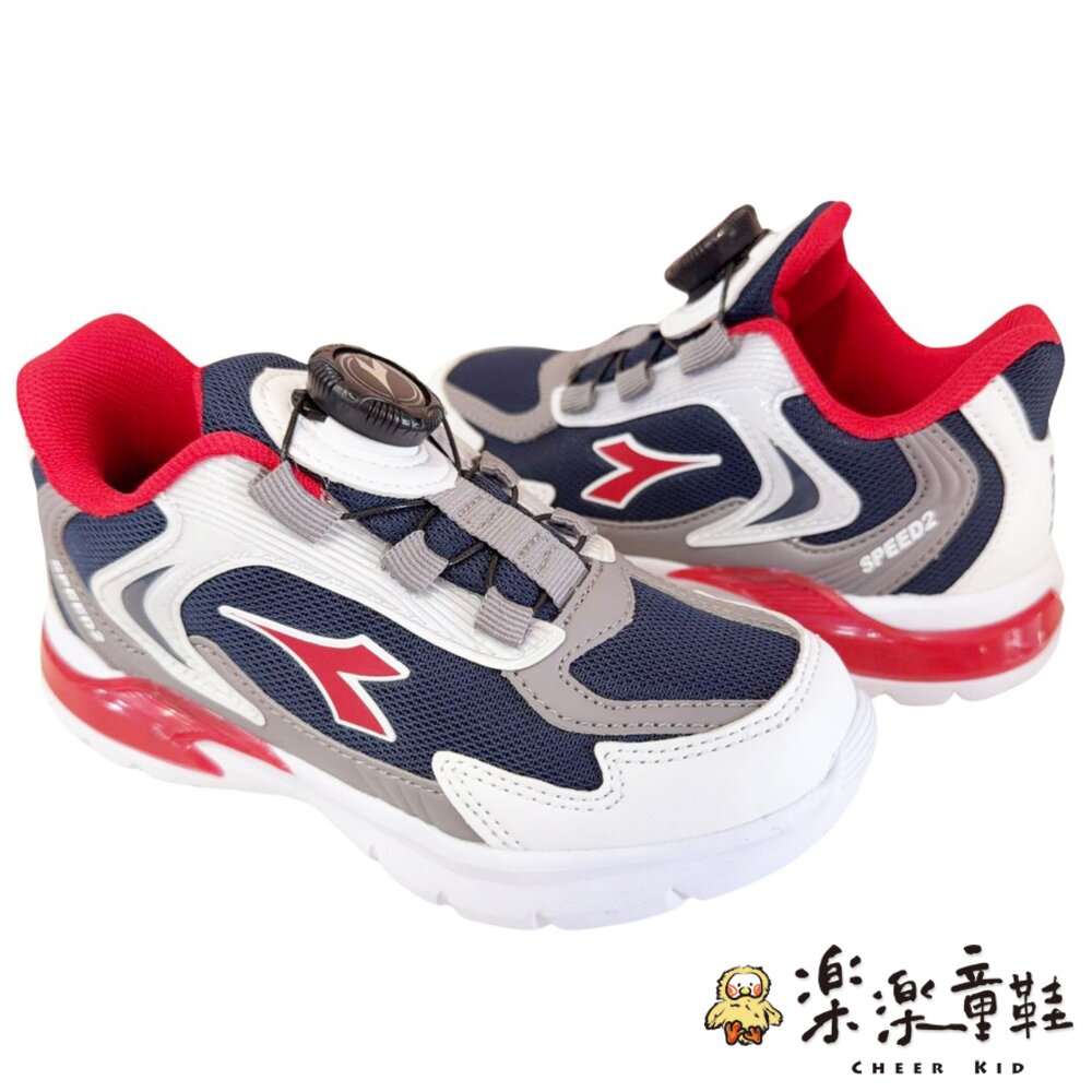 Diadora中童旋轉扣輕量電燈鞋-圖片-9