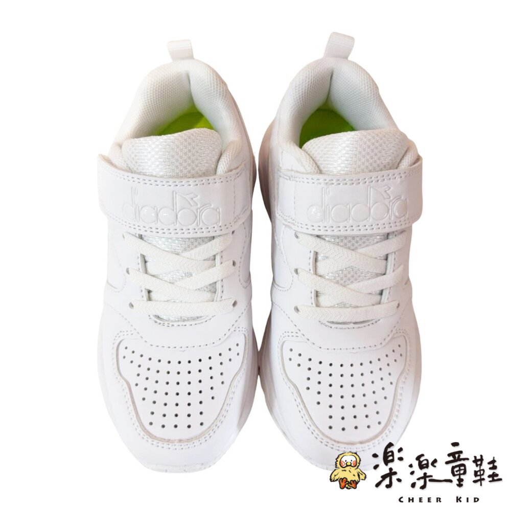 Diadora純白學生鞋-圖片-1