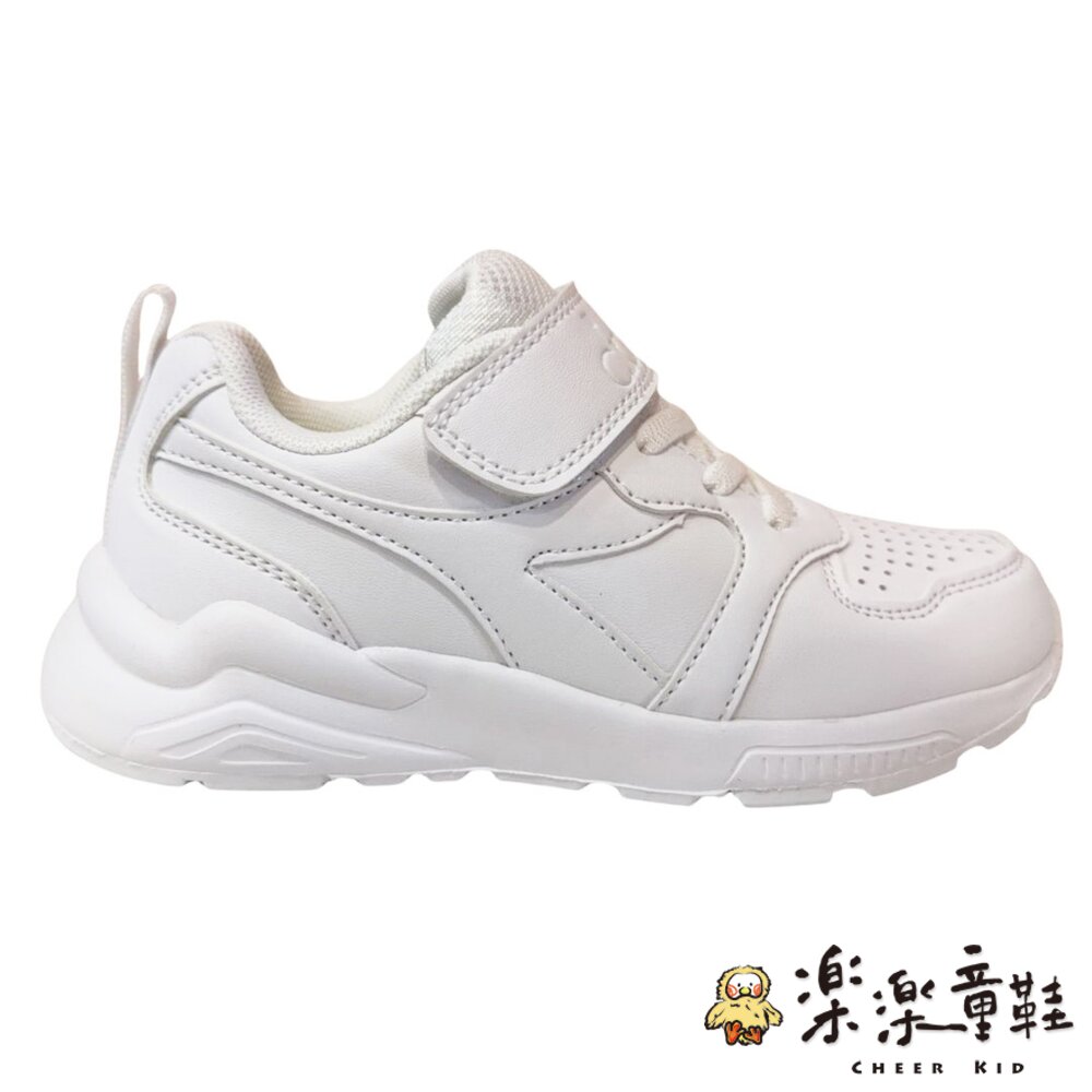 Diadora純白學生鞋-圖片-2