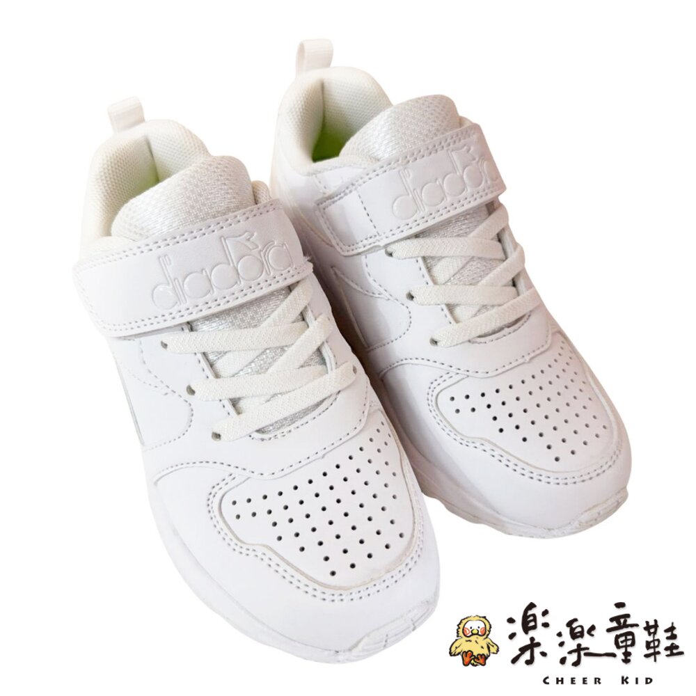Diadora純白學生鞋-圖片-7