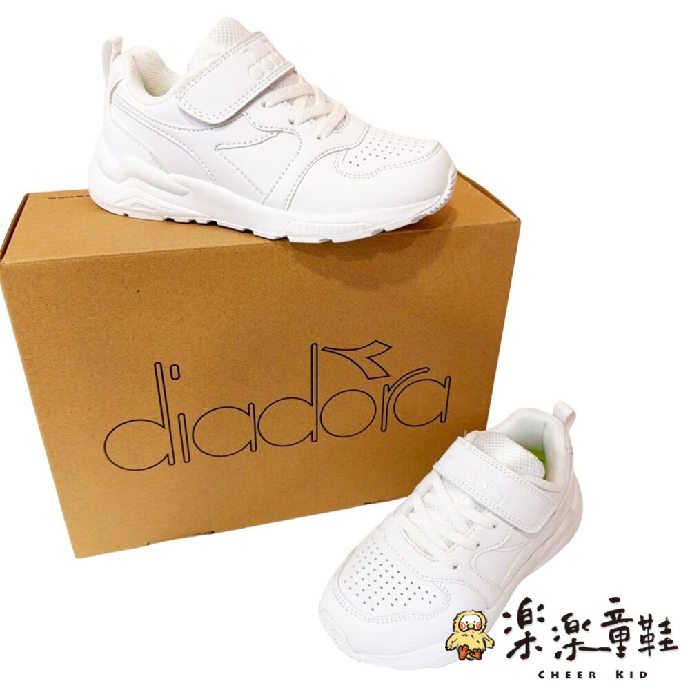 Diadora純白學生鞋-圖片-9
