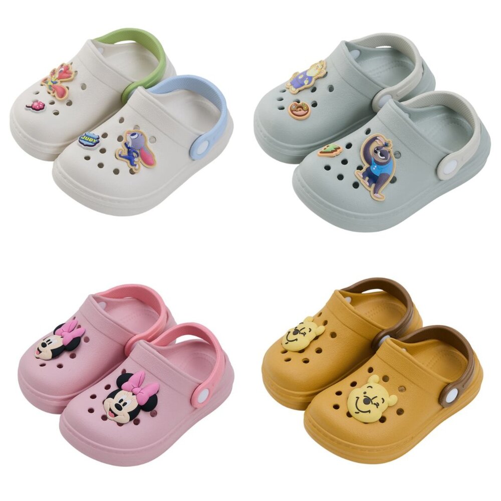 DISNEY14-台灣製迪士尼涼拖鞋 動物方城市