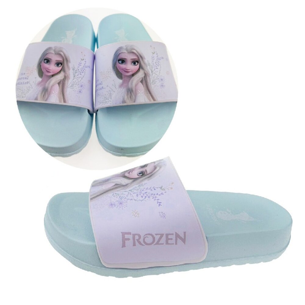 F080-3-台灣製DISNEY冰雪奇緣拖鞋