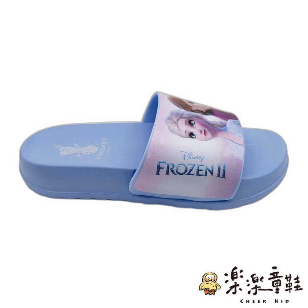【限量特價!!】台灣製冰雪奇緣拖鞋-水藍-圖片-1
