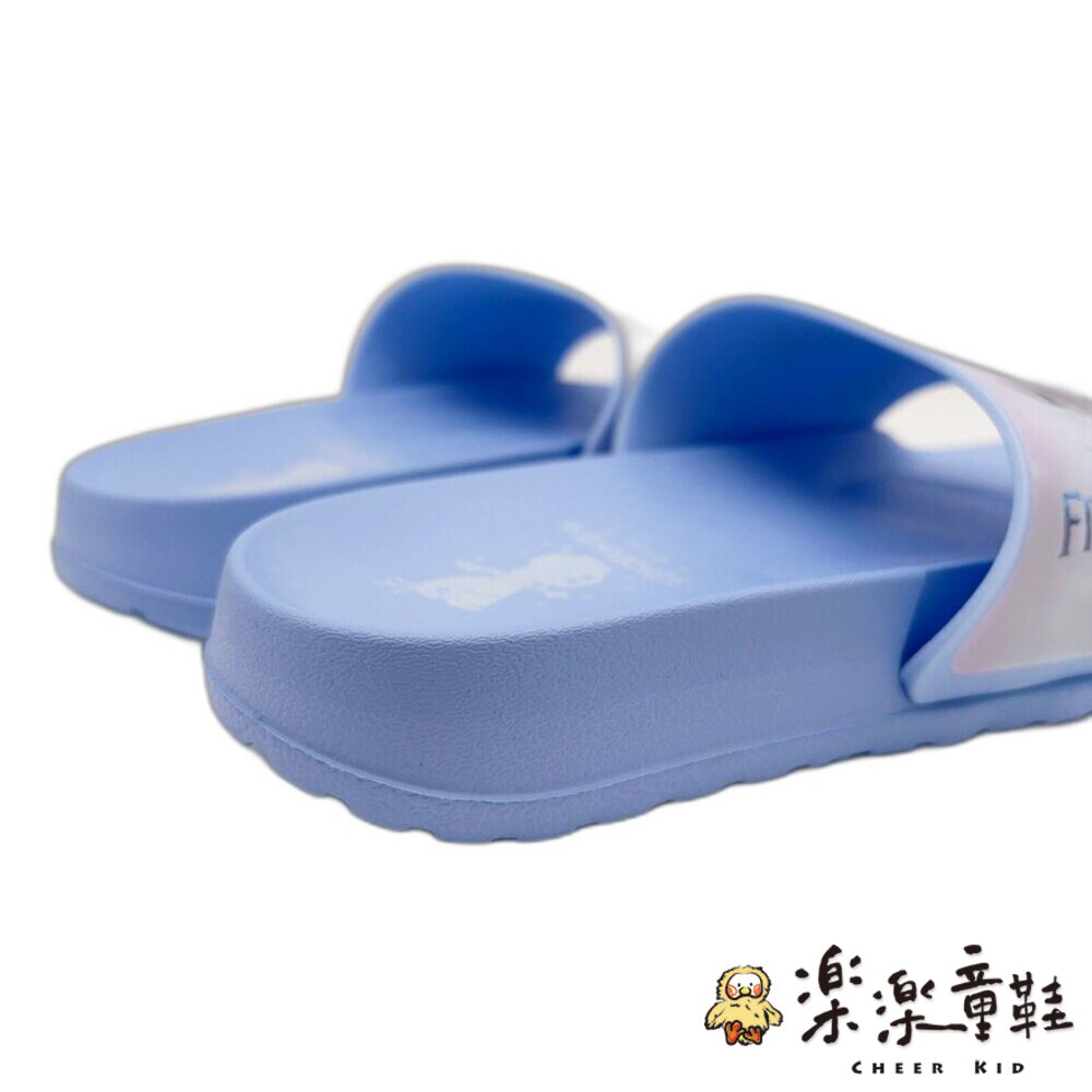【限量特價!!】台灣製冰雪奇緣拖鞋-水藍-圖片-3