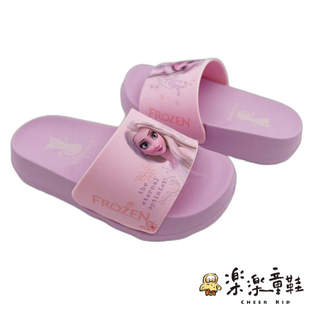 台灣製艾莎公主精緻圖案拖鞋-圖片-4