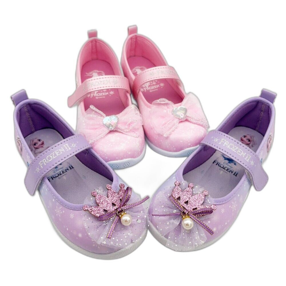 F100-1-【斷碼出清不退不換】MIT冰雪奇緣公主鞋 兩色可選