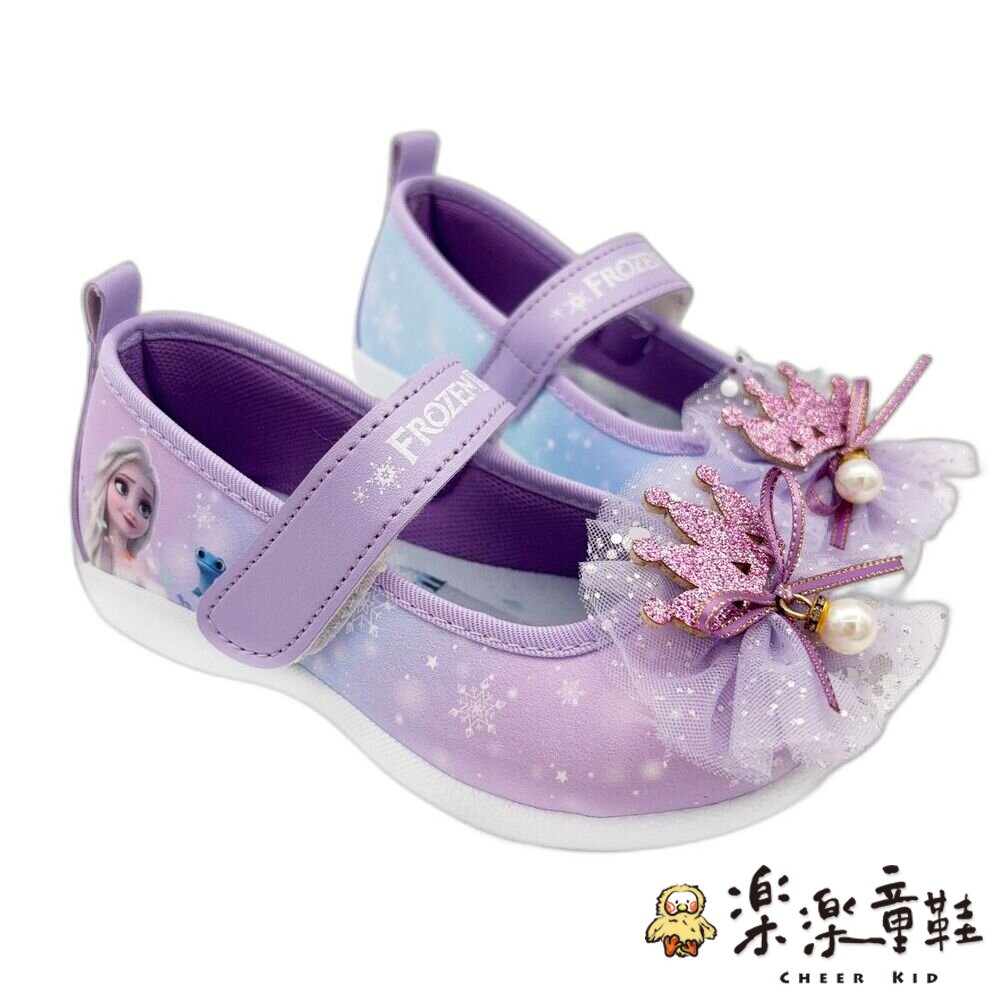 【限量特價!!】台灣製冰雪奇緣公主鞋-紫色