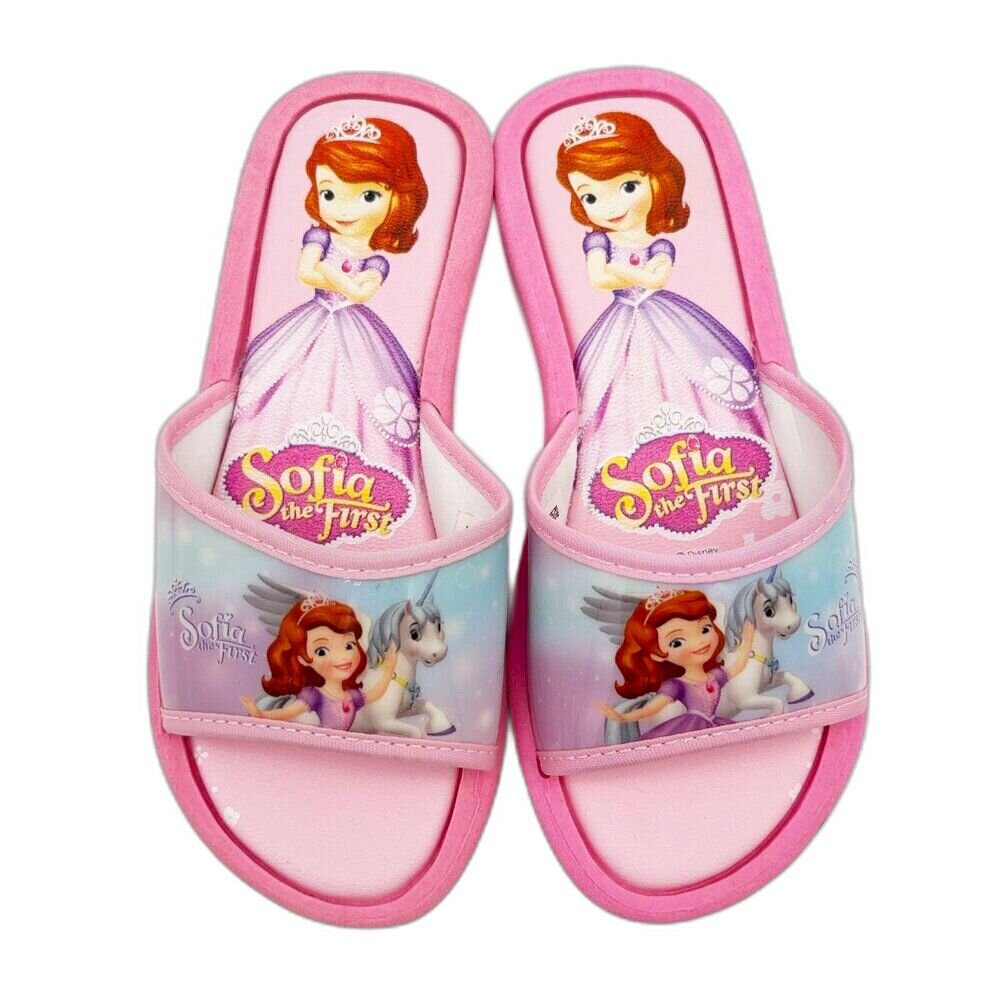 F110-【限量特價!!】台灣製蘇菲亞小公主拖鞋