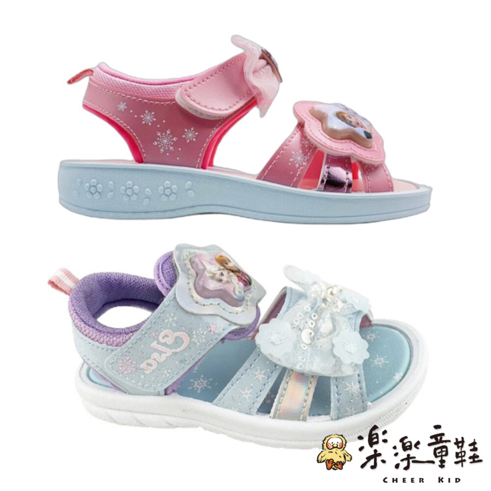 F115-台灣製冰雪奇緣電燈涼鞋
