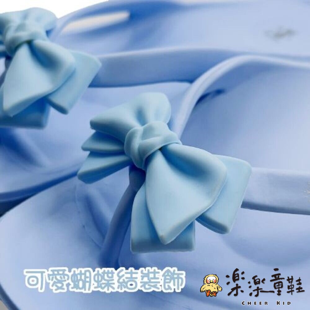 MIT卡通蝴蝶結夾腳拖-兩色可選-圖片-6
