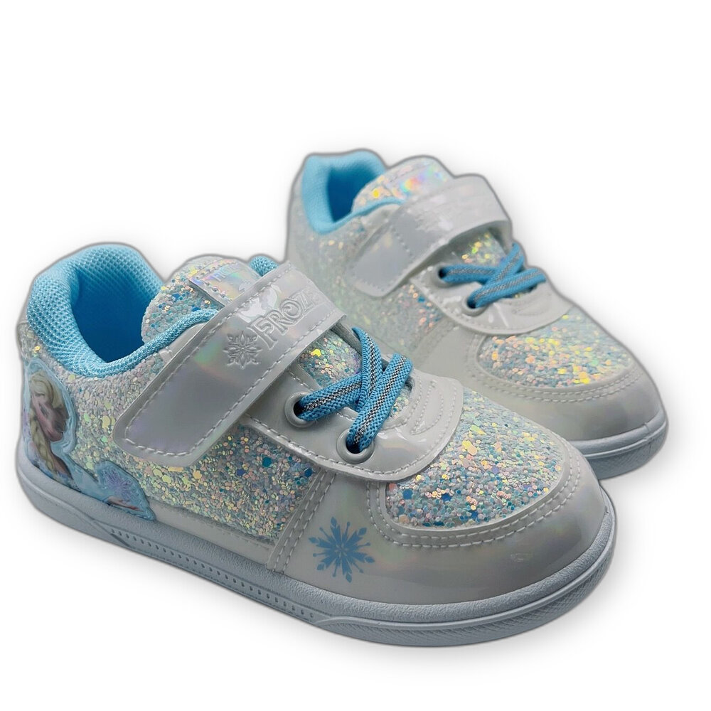 F129-1-【斷碼出清不退不換】台灣製Disney艾莎運動鞋