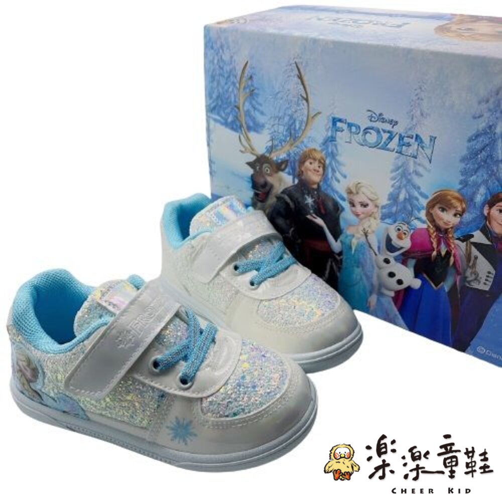【斷碼出清不退不換】台灣製Disney艾莎運動鞋-圖片-5