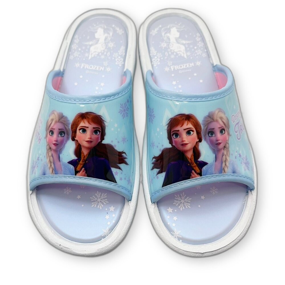 F147-1-【斷碼出清不退不換】MIT迪士尼公主拖鞋