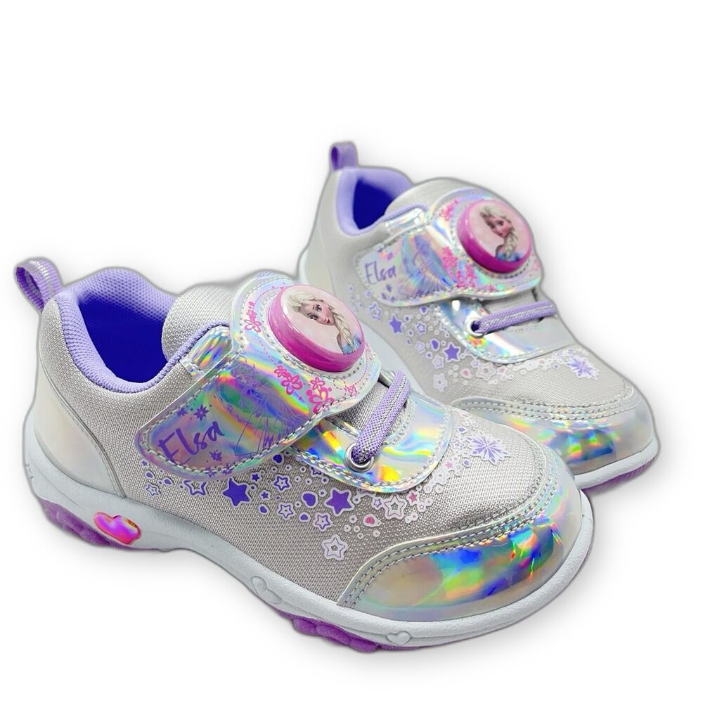 F154-迪士尼冰雪奇緣電燈運動鞋