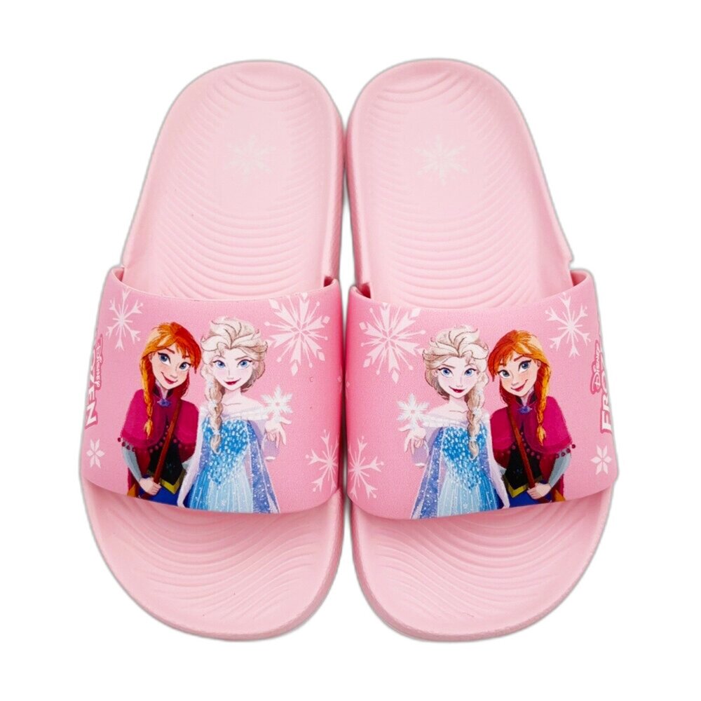 F192-【限量特價!!】台灣製手繪風冰雪奇緣拖鞋