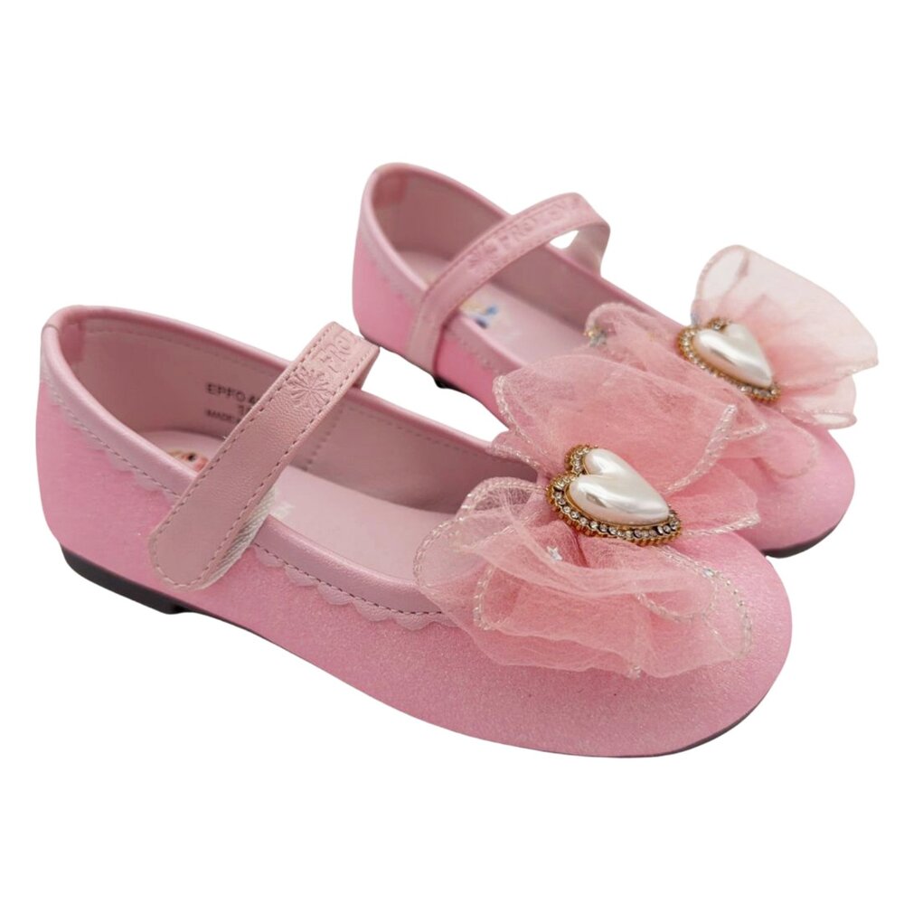 F194-2-台灣製冰雪奇緣愛心優雅娃娃鞋