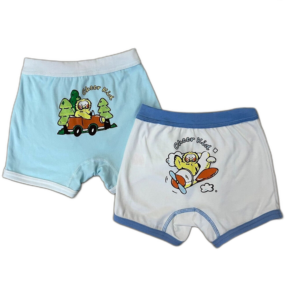 FS-MC001-1-台灣製兒童純棉四角內褲 (4入) - 男童