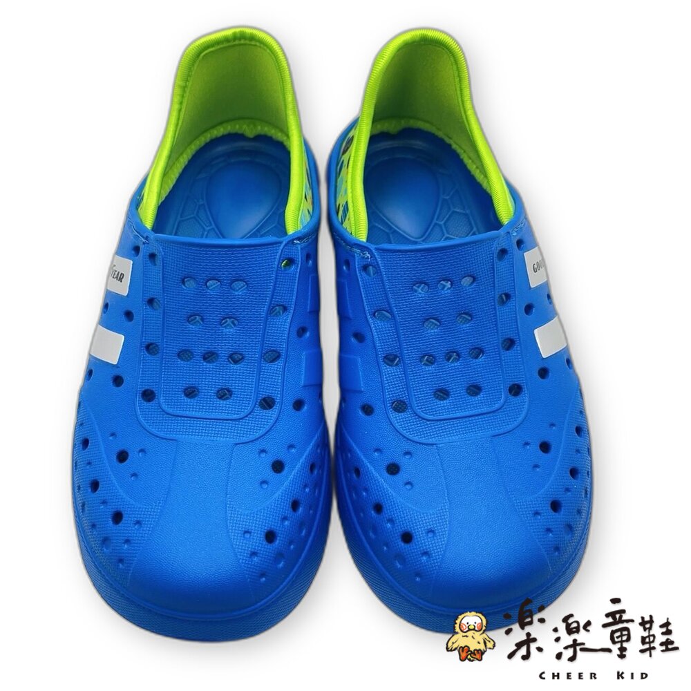 【零碼出清不退不換】 固特異男童透氣洞洞鞋-圖片-1