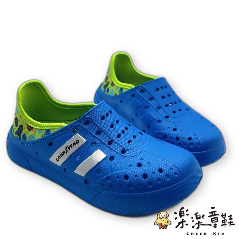 【零碼出清不退不換】固特異男童透氣洞洞鞋