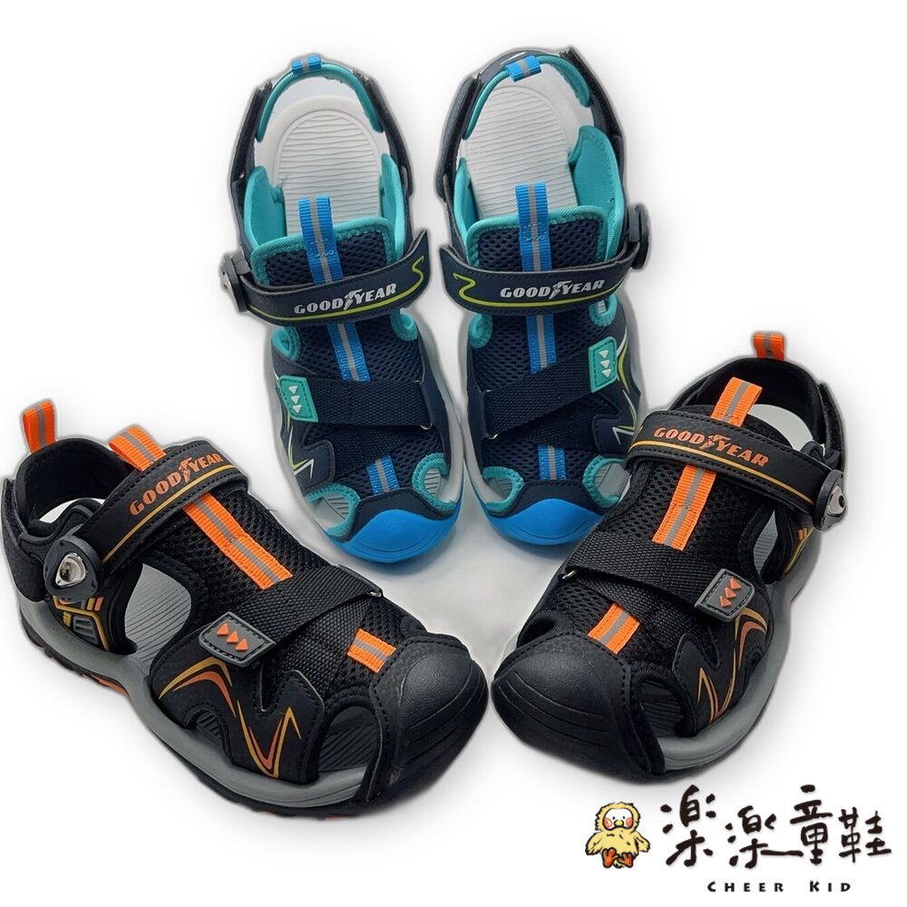 【斷碼出清不退不換】固特異涼鞋-兩色可選-圖片-1