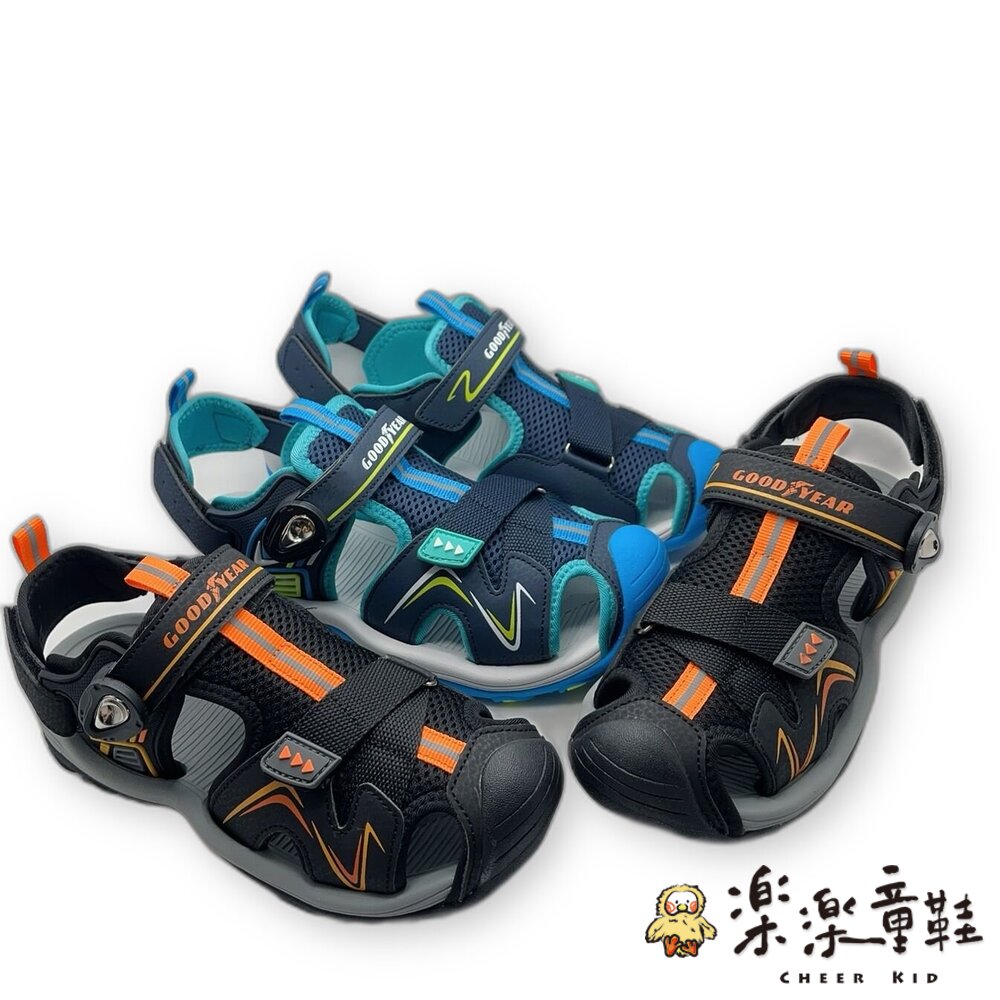 【斷碼出清不退不換】固特異涼鞋-兩色可選