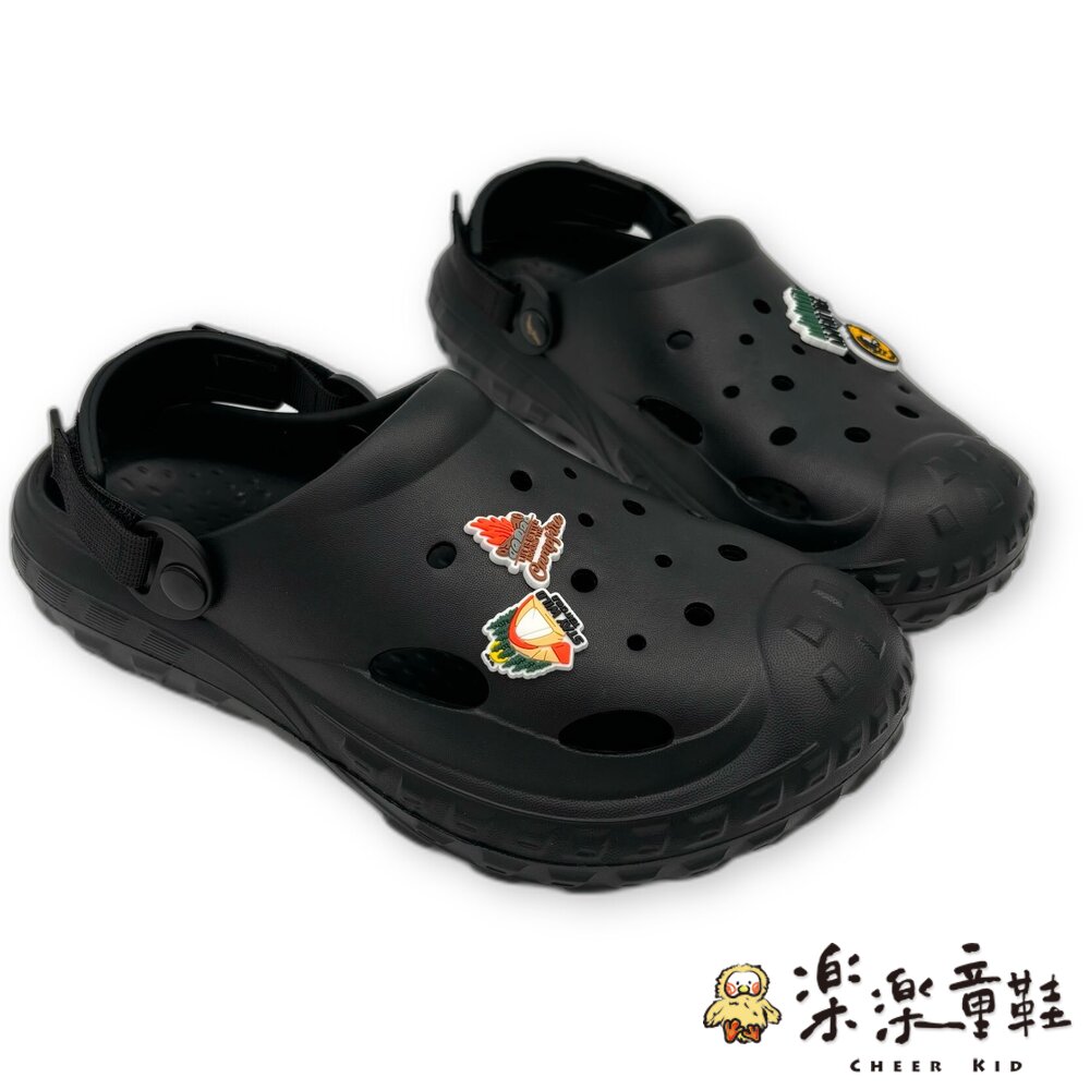 可愛輕量厚底洞洞鞋-圖片-1