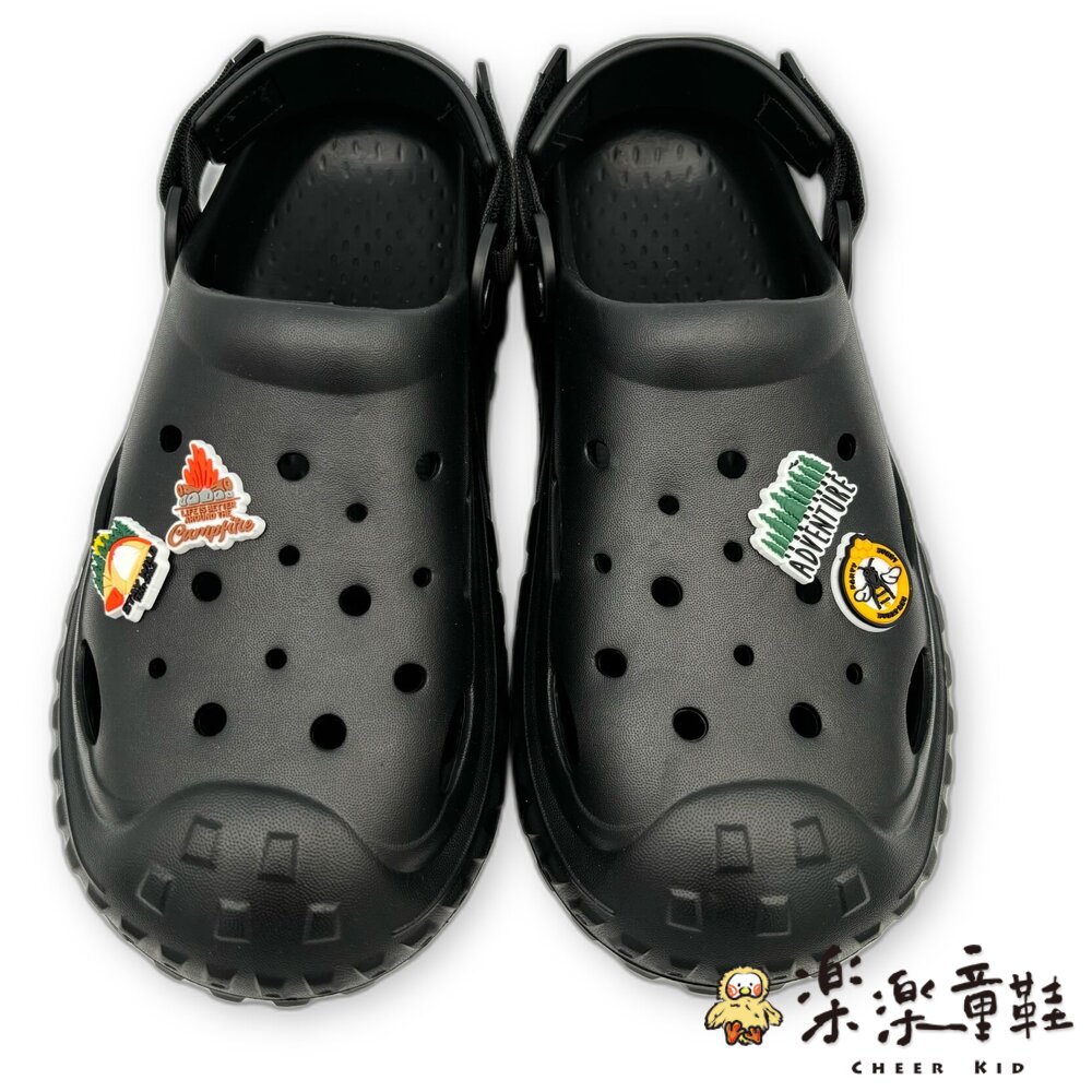 可愛輕量厚底洞洞鞋