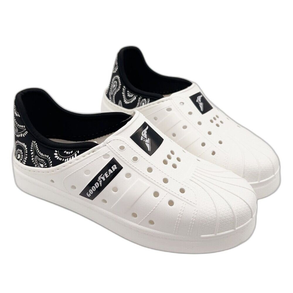 G073-1-【斷碼出清不退不換】固特異透氣洞洞鞋