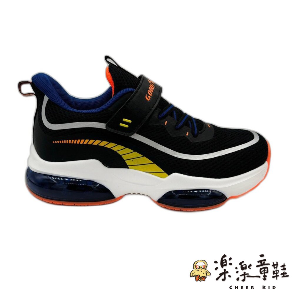 【斷碼出清不退不換】男大童魔鬼氈氣墊鞋-圖片-2