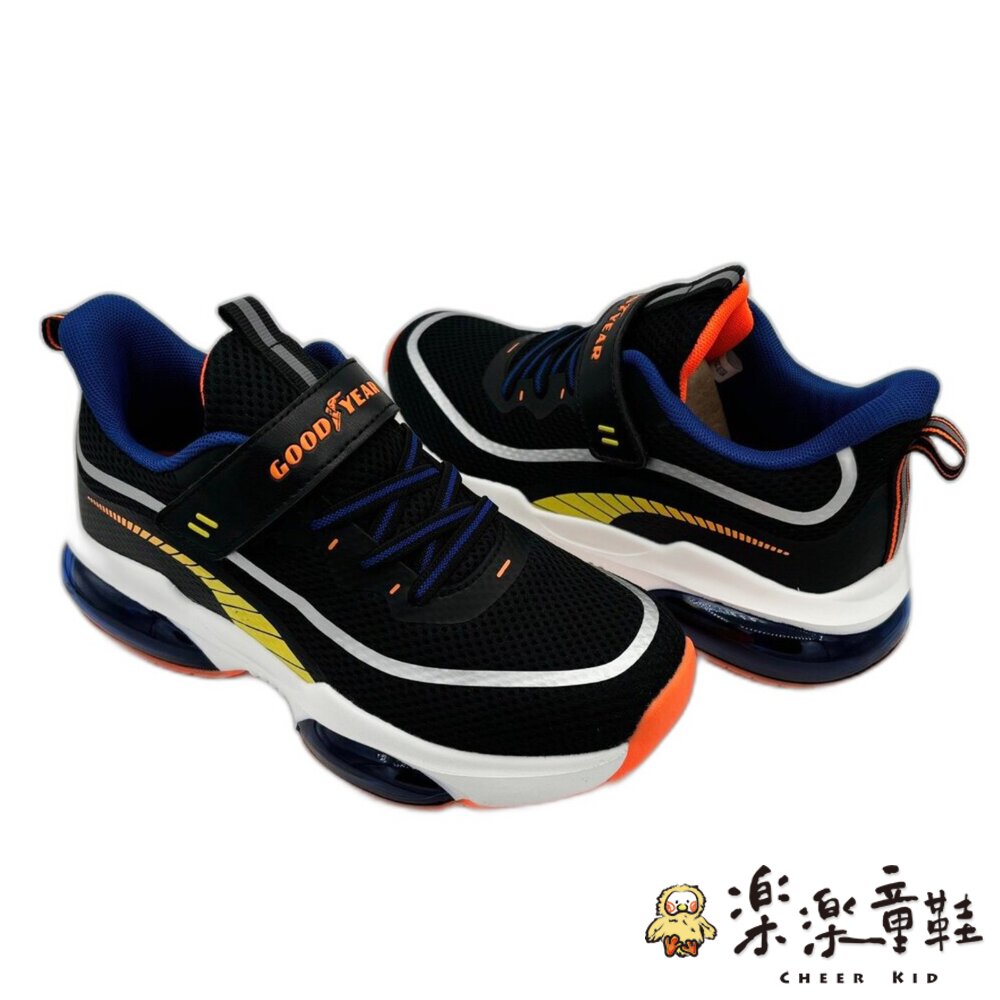 【斷碼出清不退不換】男大童魔鬼氈氣墊鞋-圖片-4