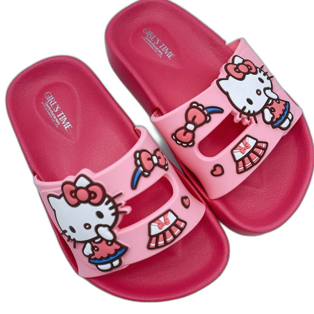 K008-1-台灣製三麗鷗拖鞋-Hello Kitty