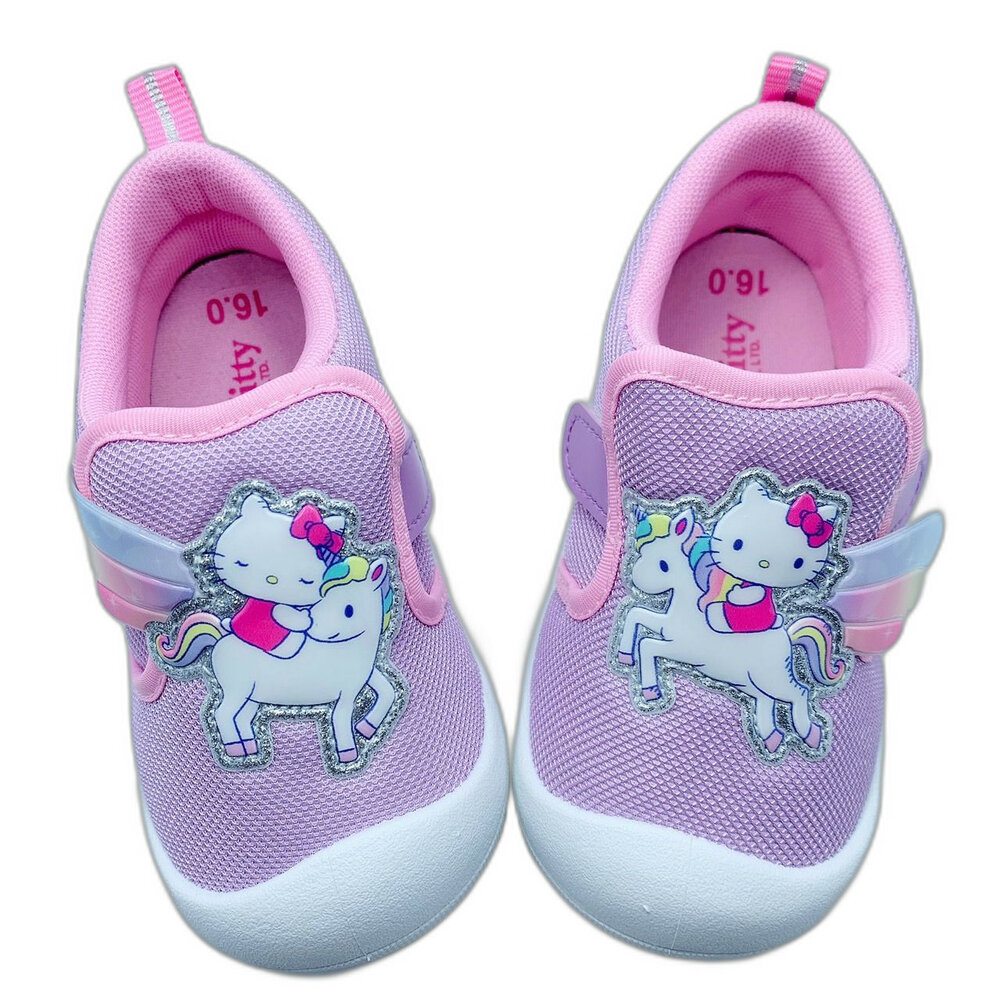 K017-2-【出清不退不換】台灣製Hello Kitty小童鞋-紫色