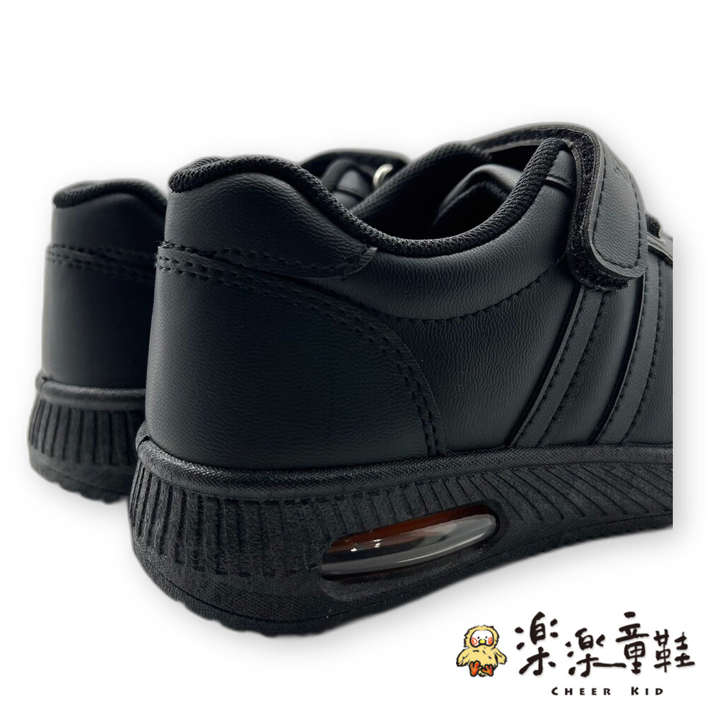 【斷碼出清不退不換】台灣製氣墊運動休閒鞋-黑色-圖片-2