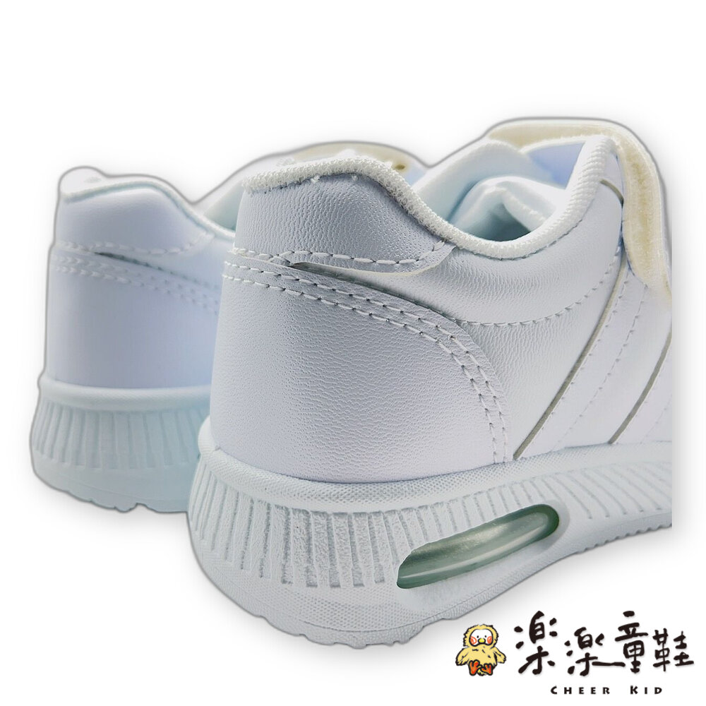 【斷碼出清不退不換】台灣製氣墊運動休閒鞋-白色-圖片-2