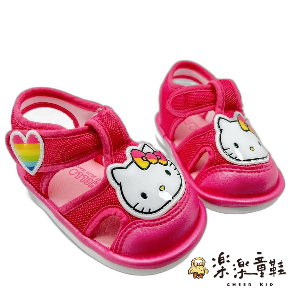 【斷碼出清 不退不換】台灣製三麗鷗嗶嗶涼鞋-Hello Kitty 封面照片