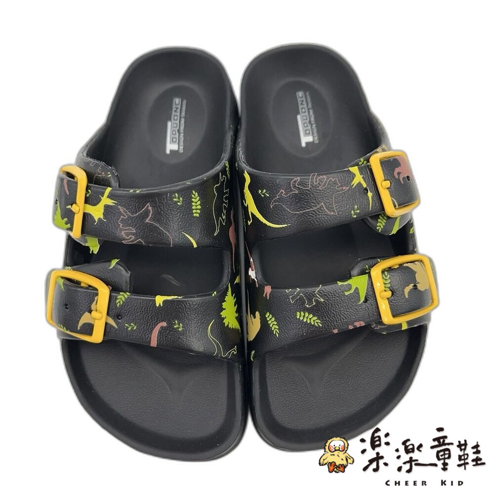 K060-2-【斷碼出清不退不換】台灣製輕量拖鞋-黑色