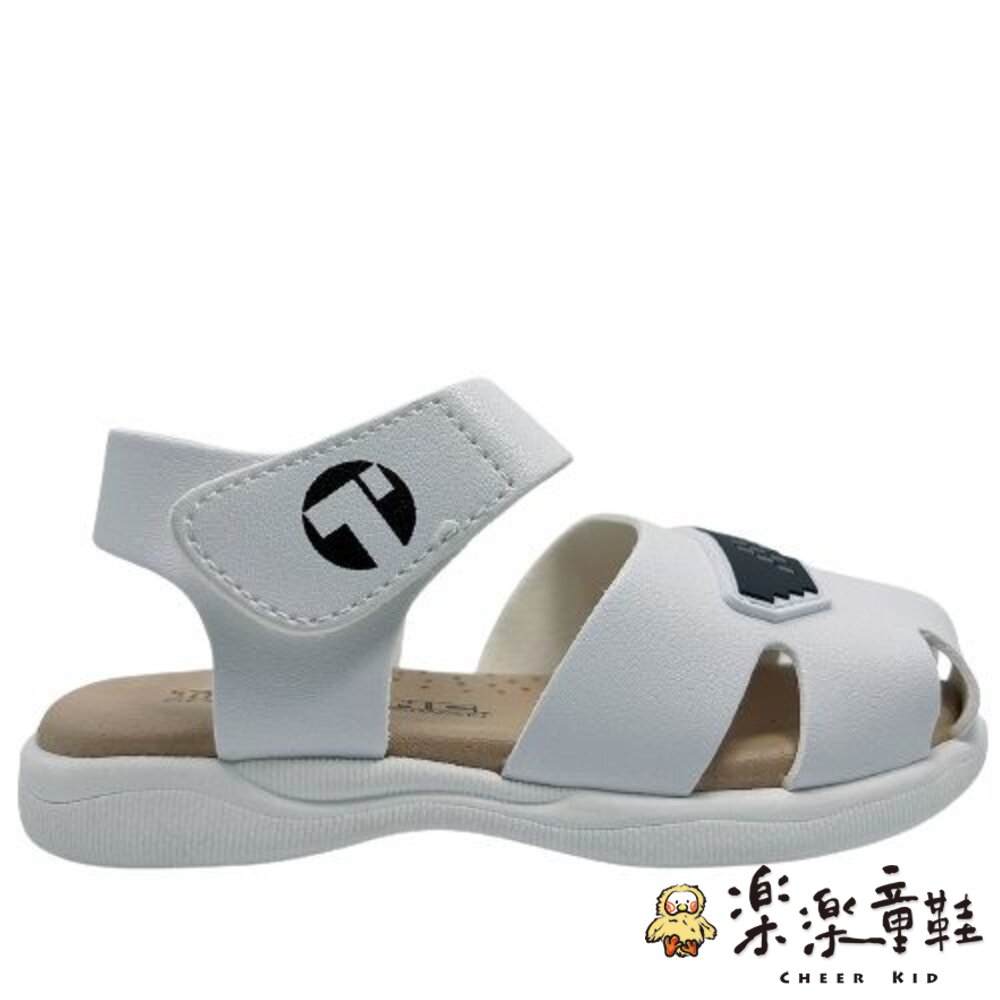 【斷碼出清不退不換】台灣製眼鏡造型學步涼鞋-圖片-2