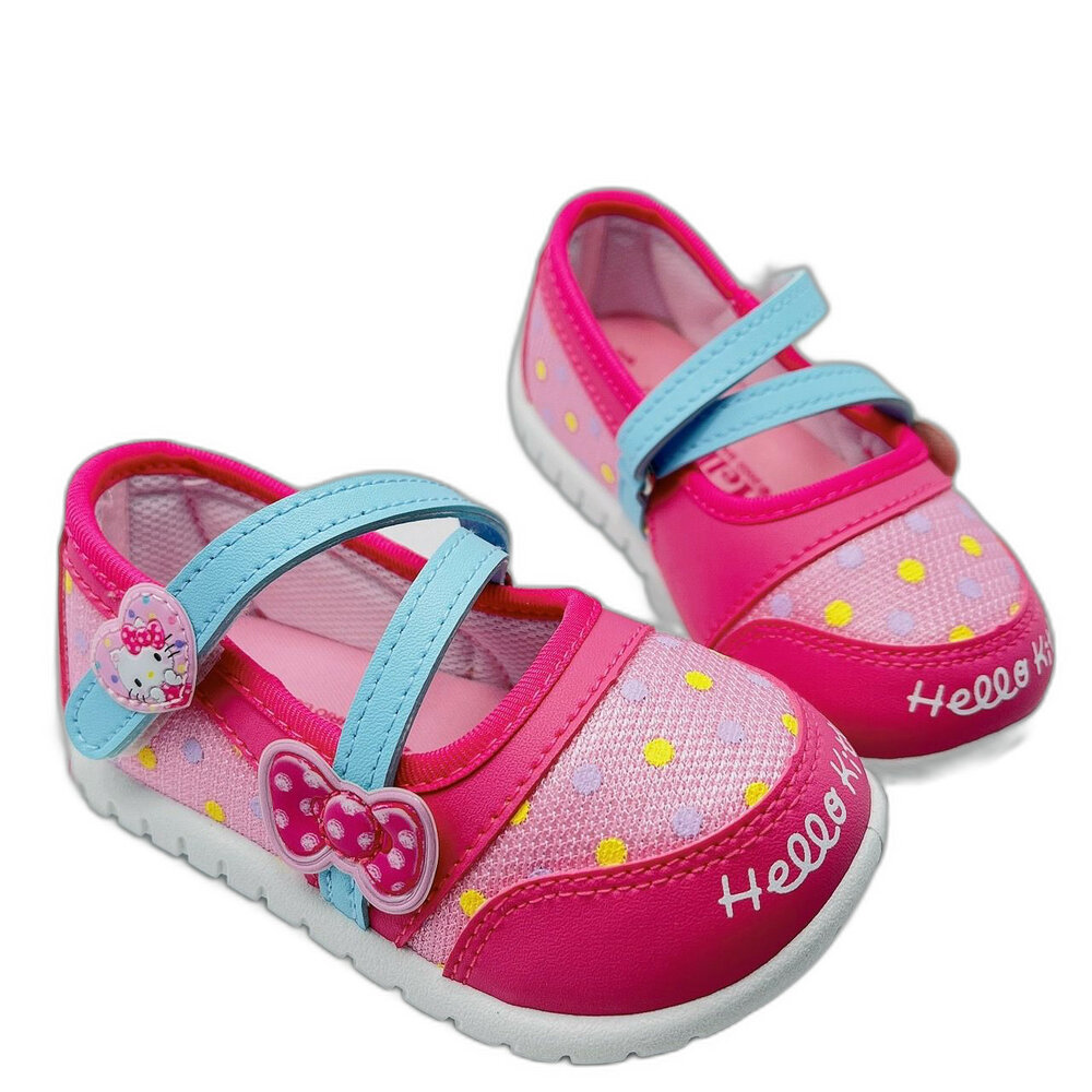 K066-台灣製三麗鷗Hello Kitty繞帶公主鞋-桃色 另有紫色