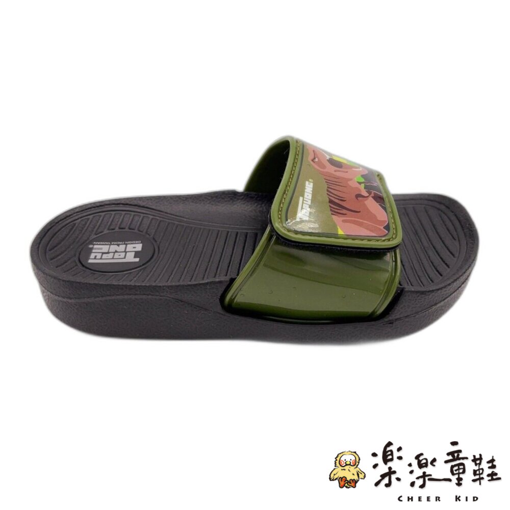 【限量特價!!】台灣製帥氣恐龍拖鞋-綠色-圖片-1