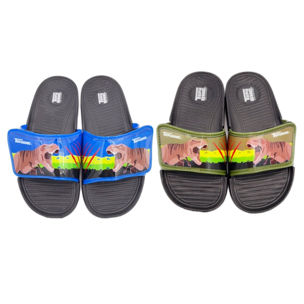 K083-【限量特價!!】台灣製帥氣恐龍拖鞋-共兩色可選