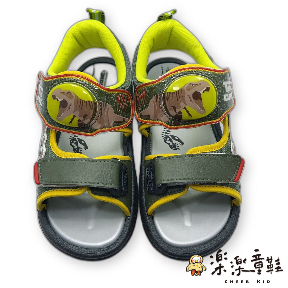 【限量特價】MIT恐龍電燈涼鞋-圖片-1