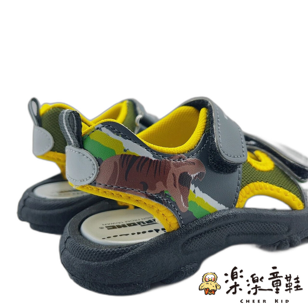 【斷碼出清不退不換】恐龍造型運動涼鞋-圖片-2