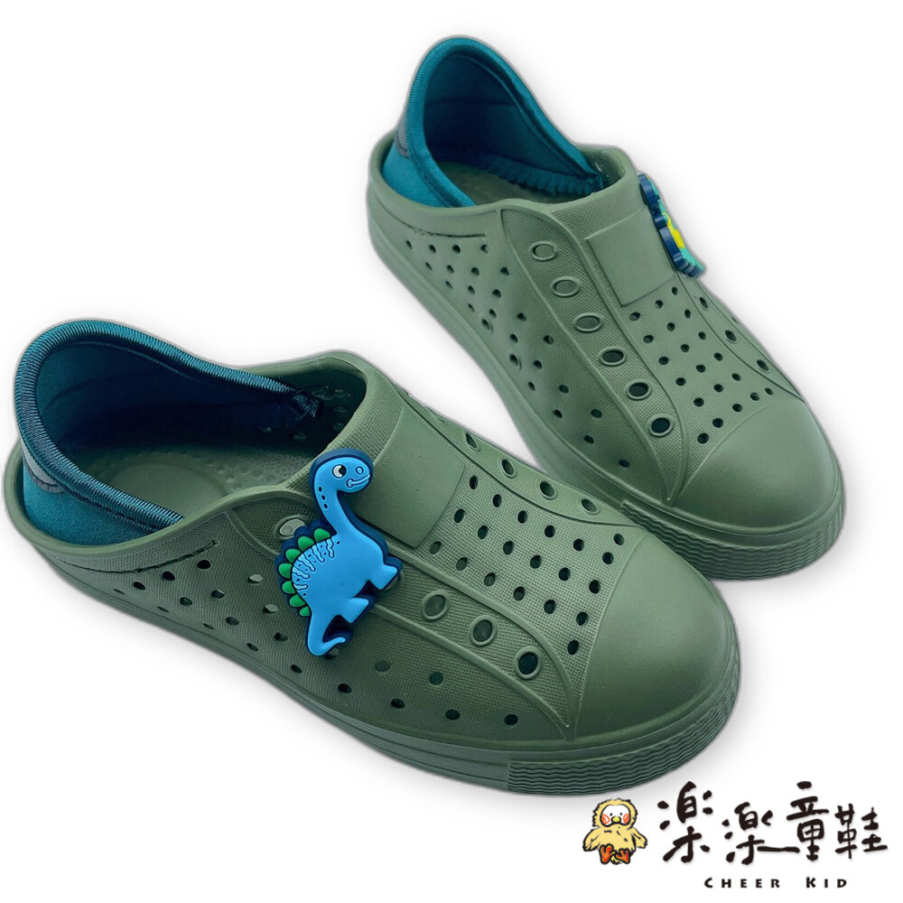 【限量特價】恐龍扣飾洞洞鞋-圖片-1