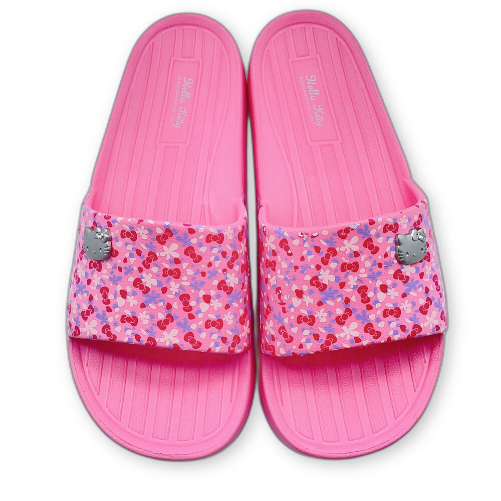 K105-1-HelloKitty小碎花拖鞋