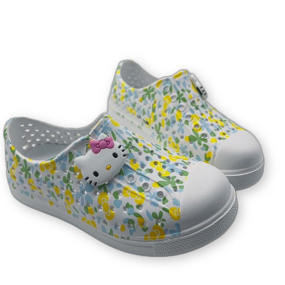 K110-1-全新斷碼出清不退換!! KITTY可愛洞洞鞋