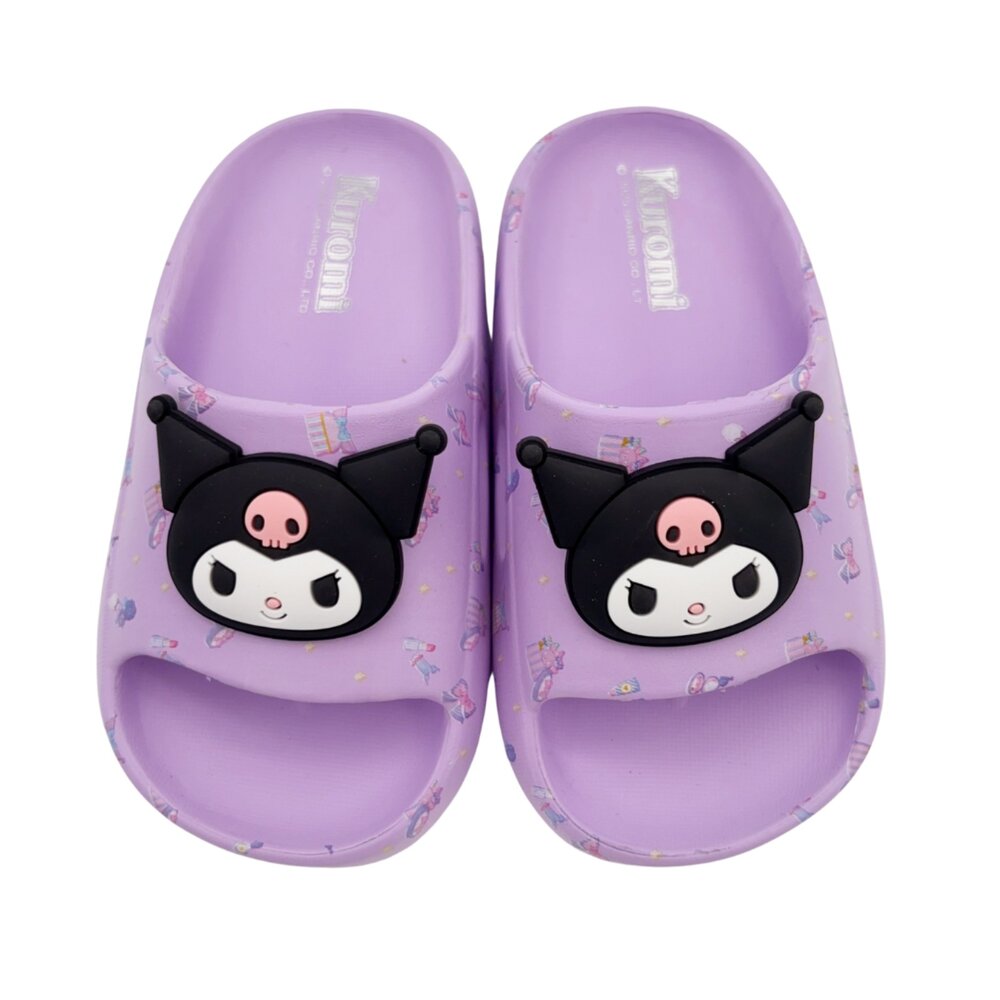 K126-1-庫洛米碎花女童拖鞋